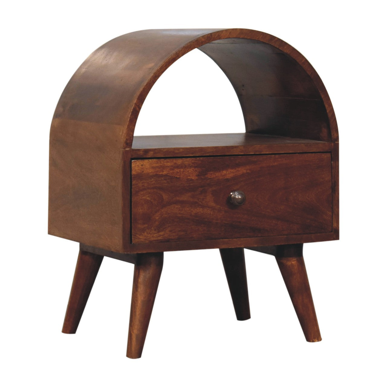 Chestnut Dome Bedside Table