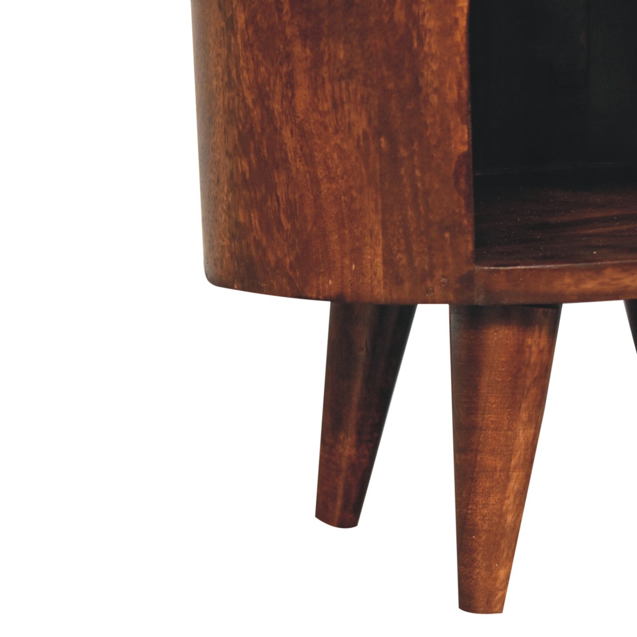 Cortez California Walnut Bedside Table