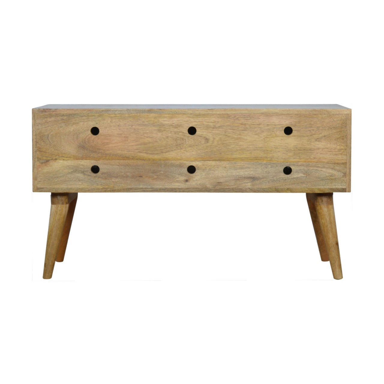 Oak-ish Diamond Bench | Hand-Carved