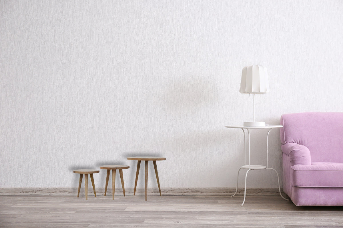 Patchwork Nesting Stools Footstool