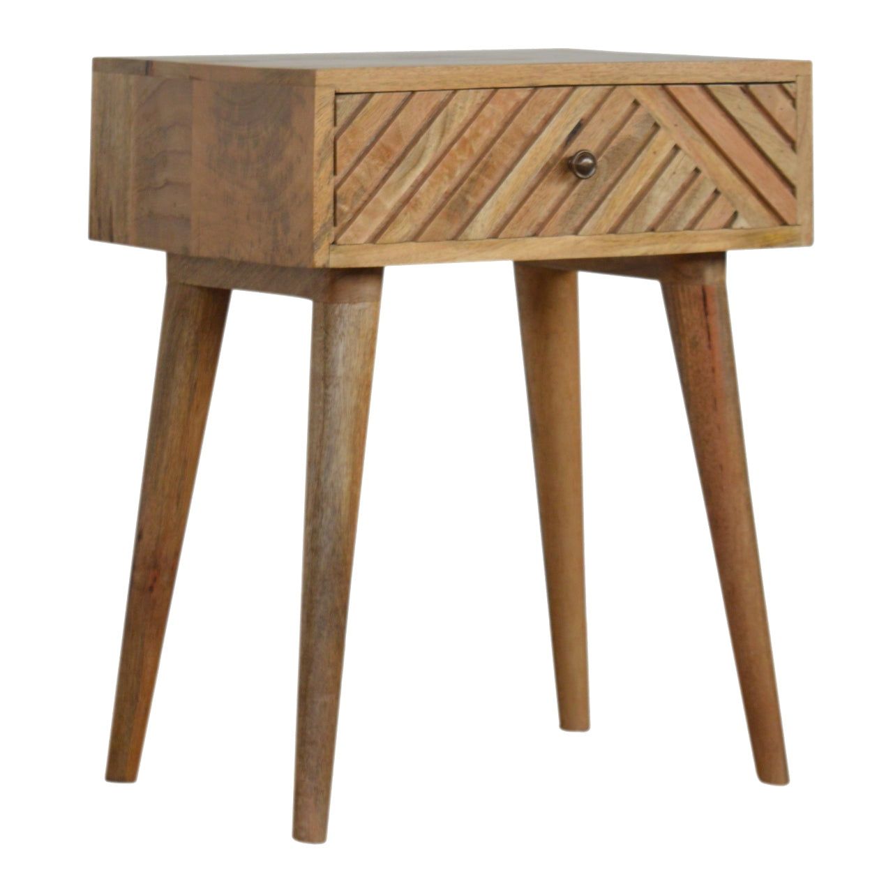 Lille Bedside Table | Hand-Carved