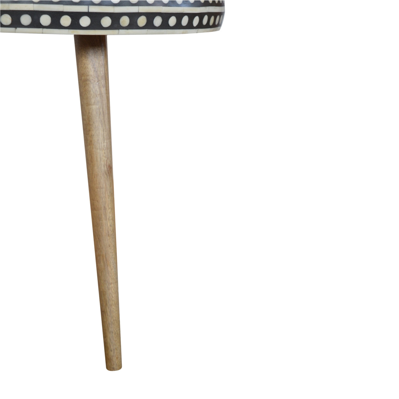Large Dotted End Table Accent Piece