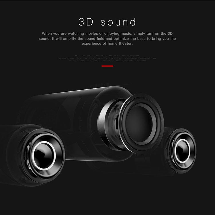Bluedio US Wireless Bluetooth Satellite Speaker System with Mic(Black)