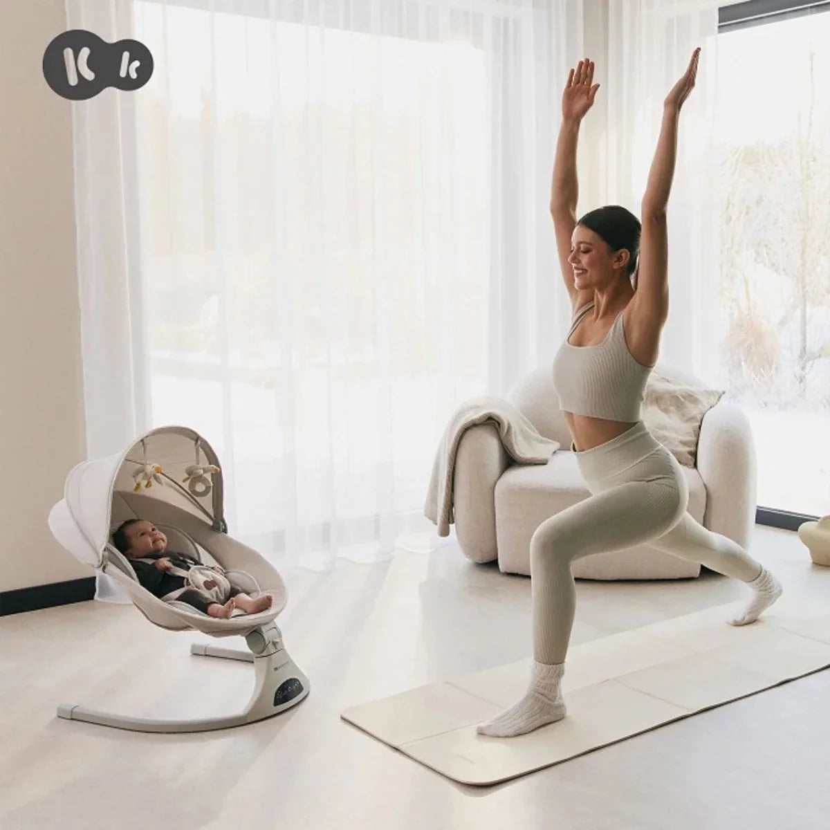 Kinderkraft Tulsy Swing - Beige