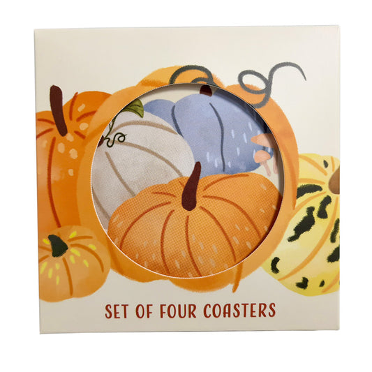 Autumn Harvest Set of 4 Cork Coasters