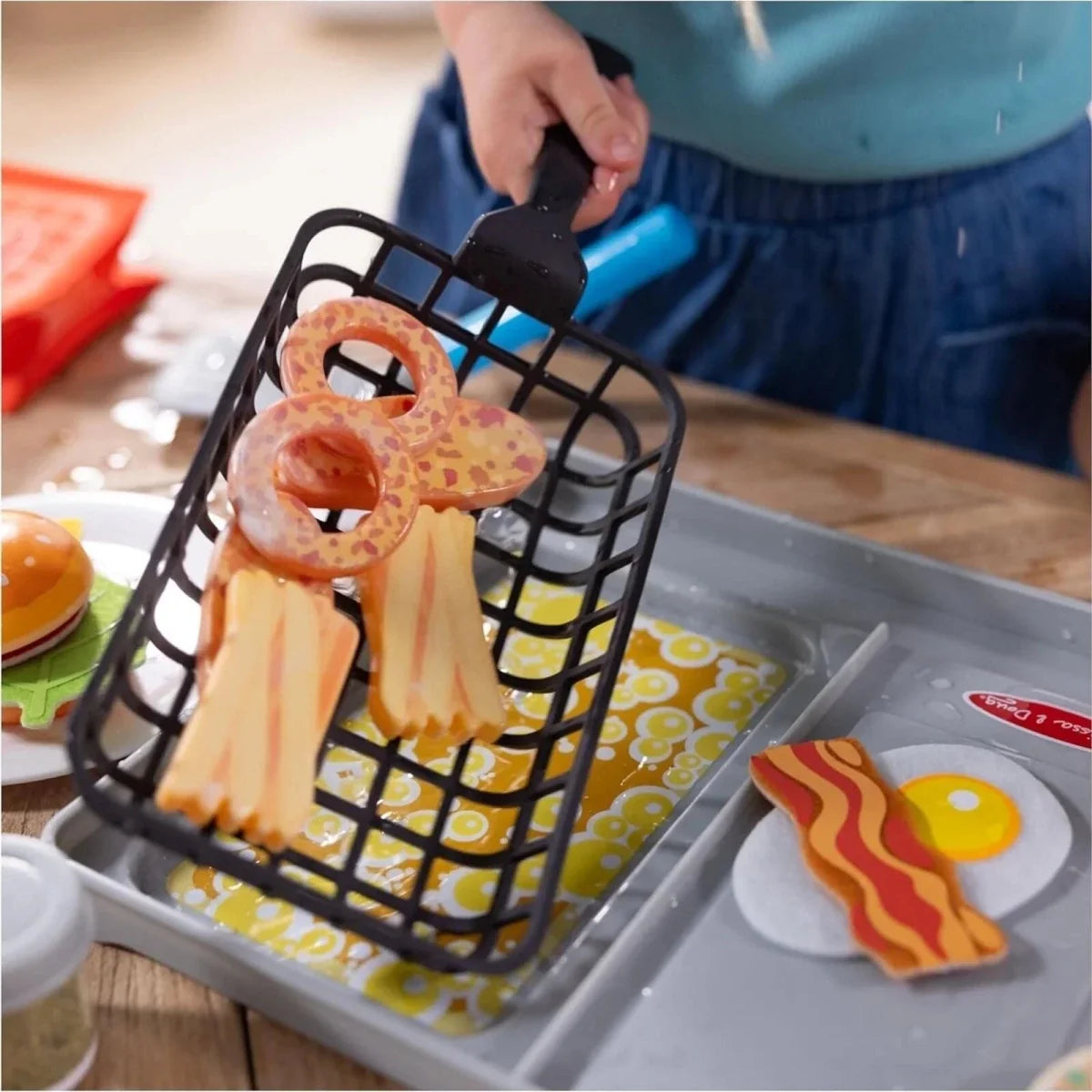Melissa & Doug Flip & Fry Grill Play Set