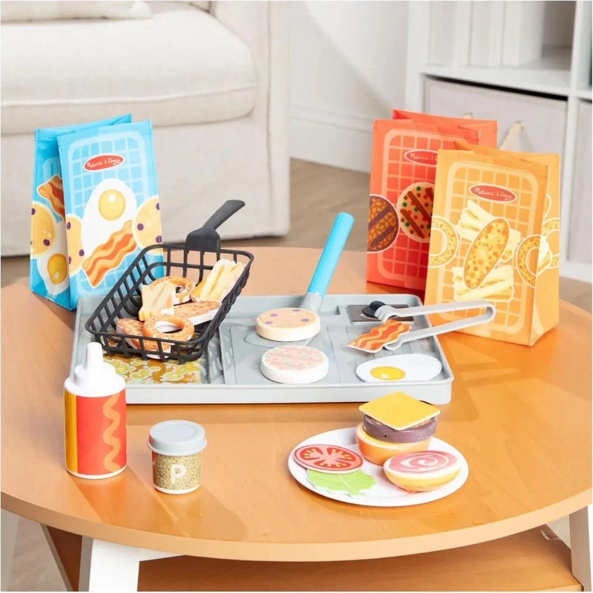 Melissa & Doug Flip & Fry Grill Play Set