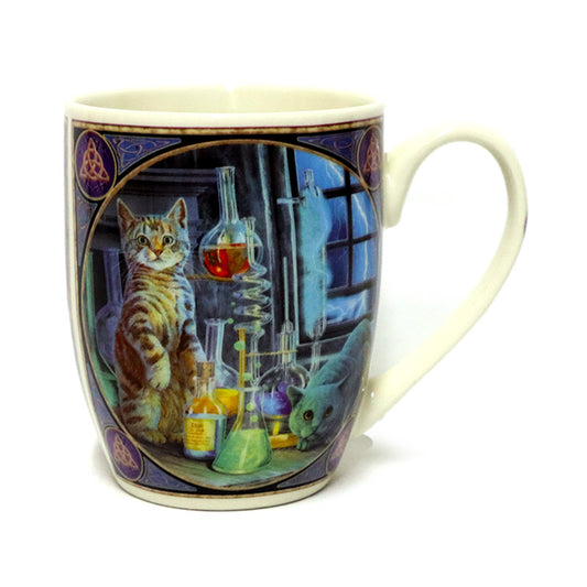Lisa Parker Jekyll & Hyde Cats Porcelain Mug