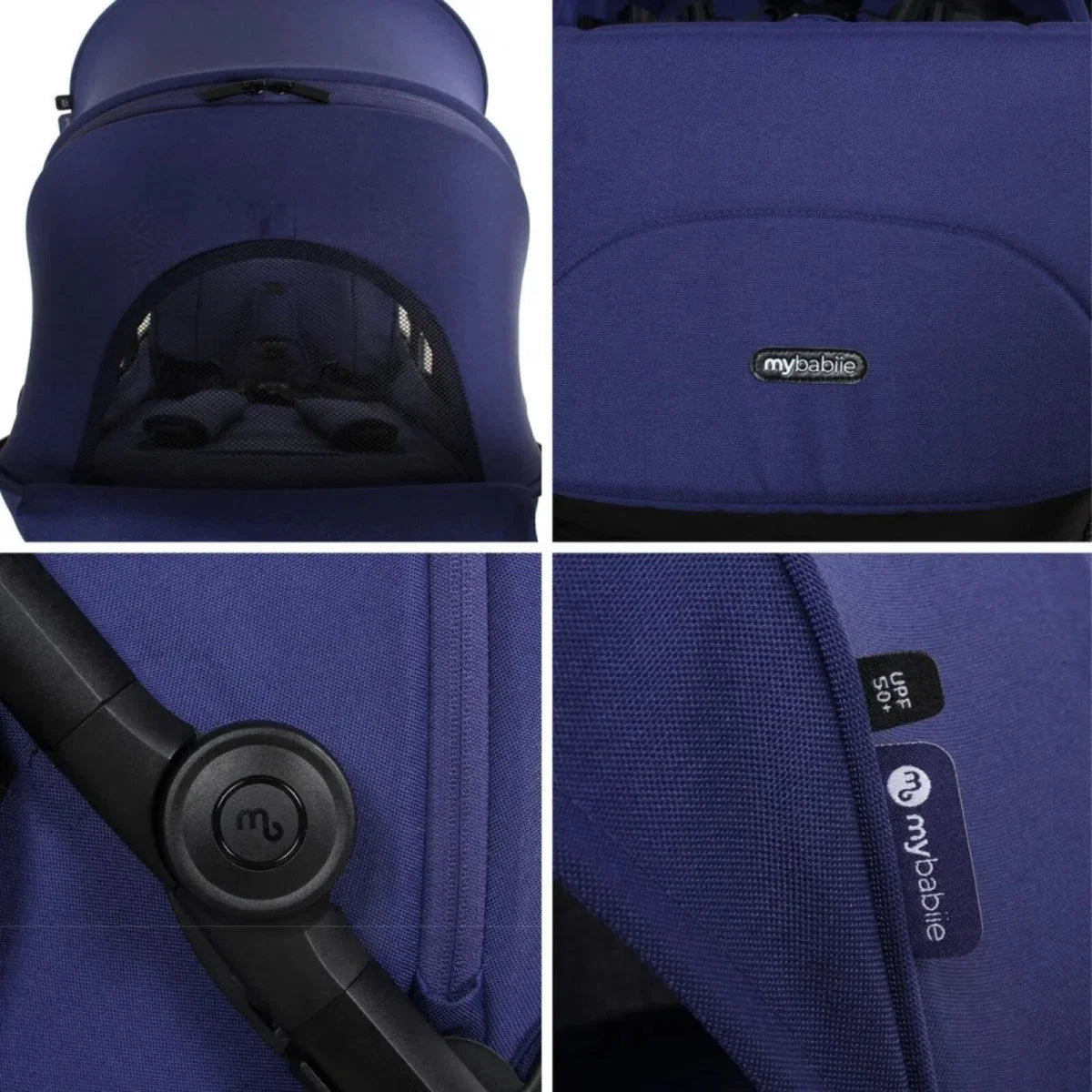 My Babiie MBX7 Auto-Fold Compact Stroller - Indigo