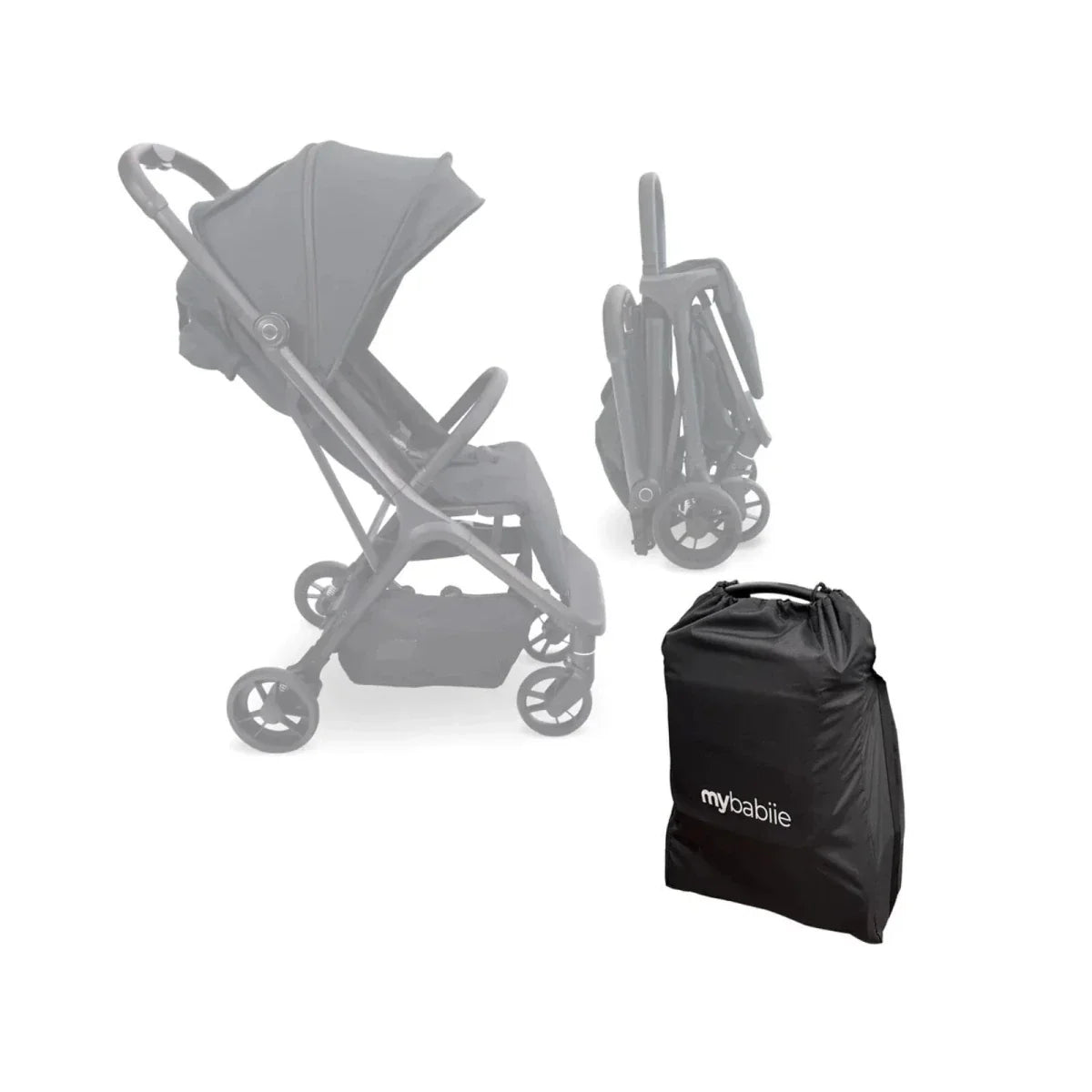 My Babiie MBX7 Auto-Fold Compact Stroller - Indigo