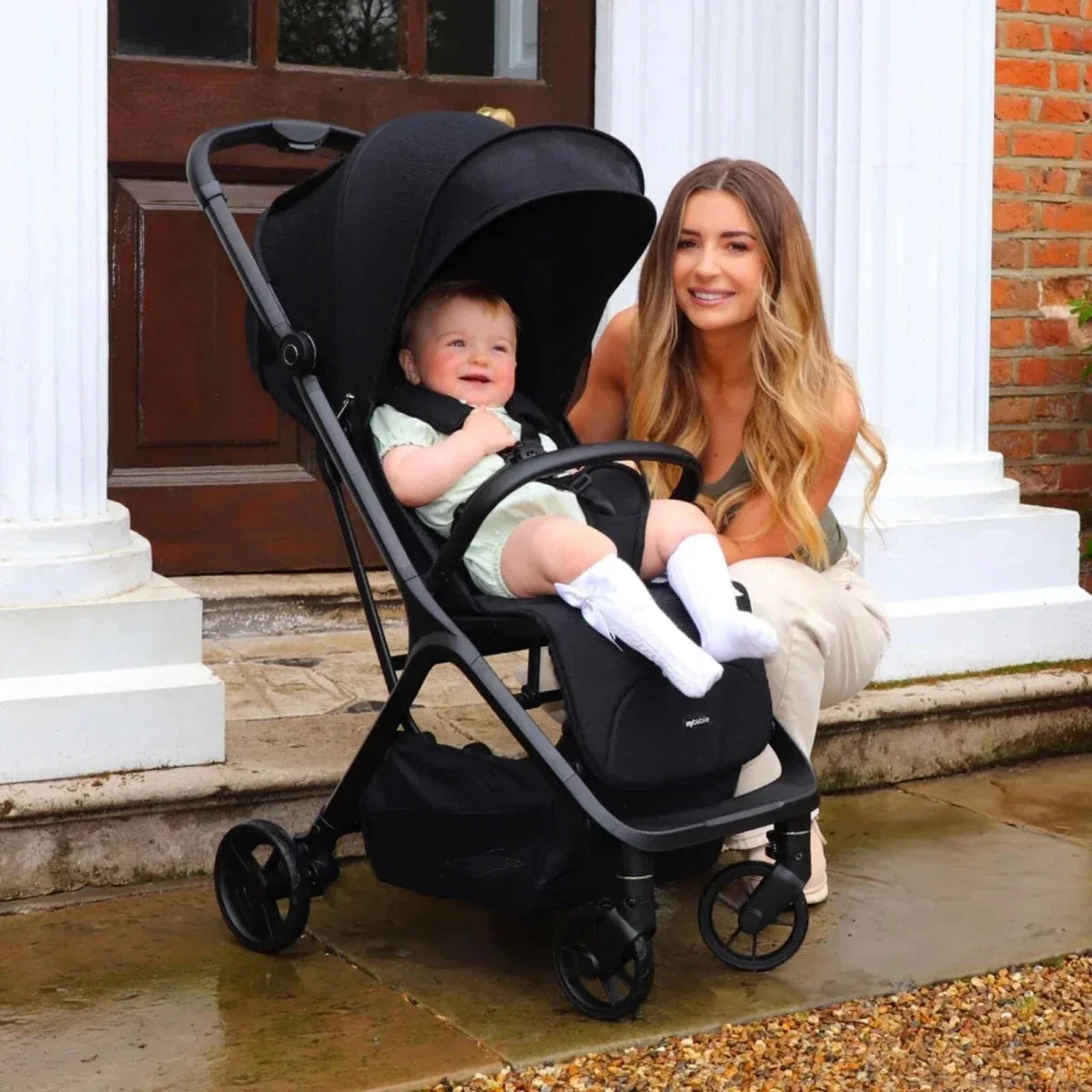 My Babiie MBX7 Auto-Fold Compact Stroller - Indigo