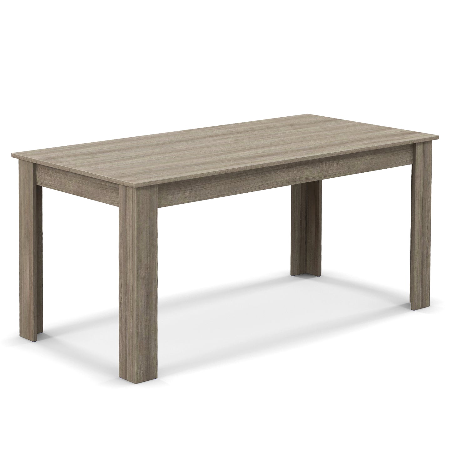 Modern Rectangular Kitchen Table for Breakfast Nook, Kitchen-Black