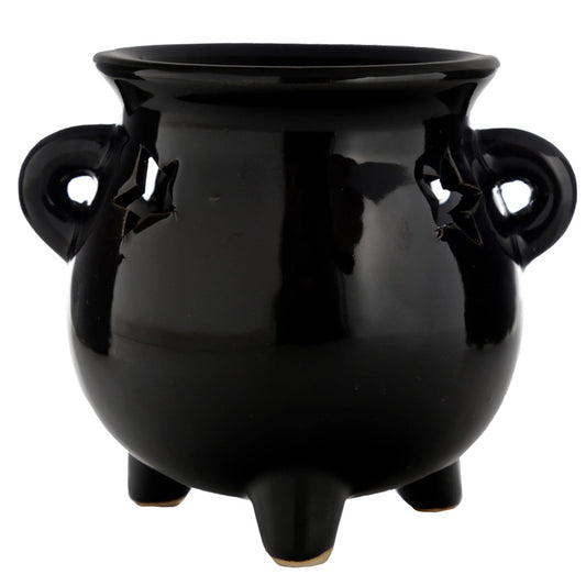 Eden Large Black Cauldron Oil Burner