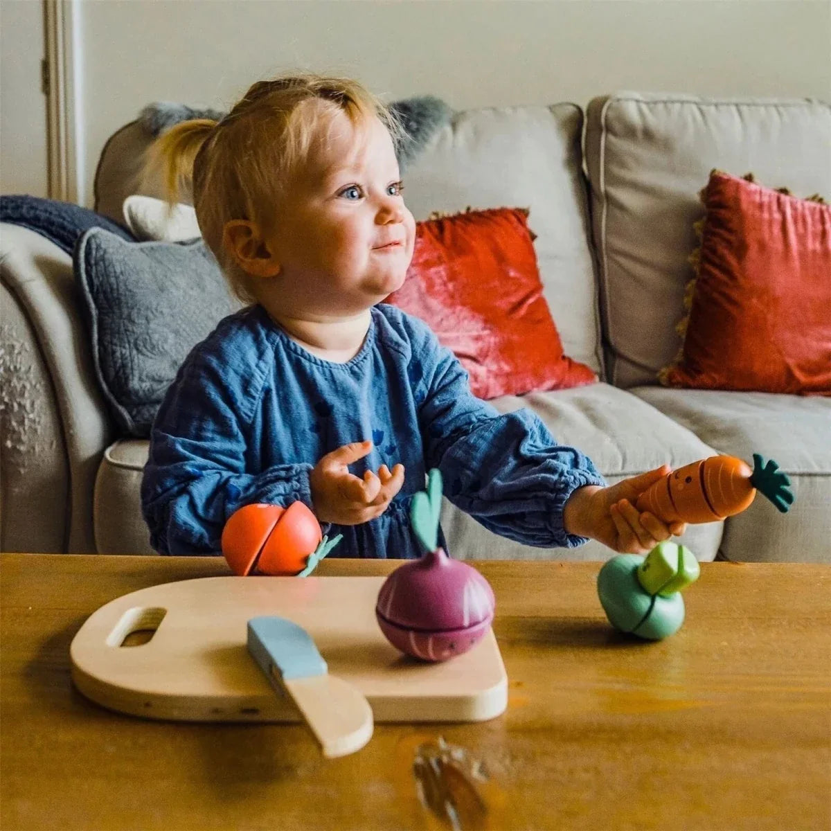 Orange Tree Toys Happy Veggies Cutting Vegetables
