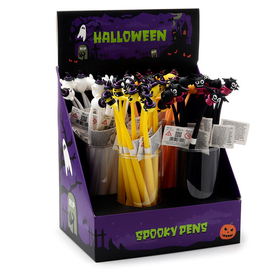 Party Bat, Pumpkin, Ghost, Moon Fine Tip Pen