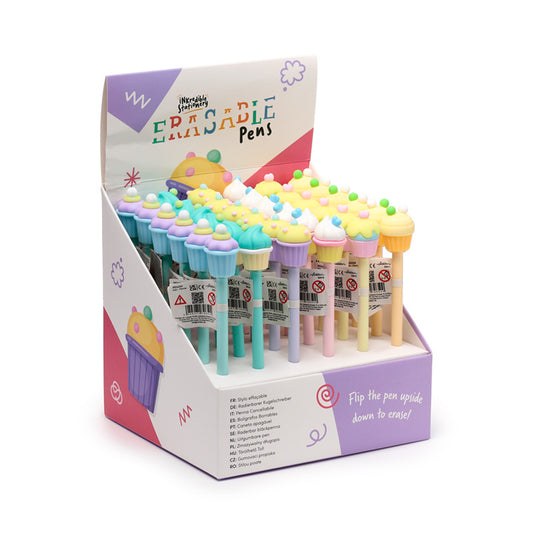 Cupcake Erasable Pen with Topper