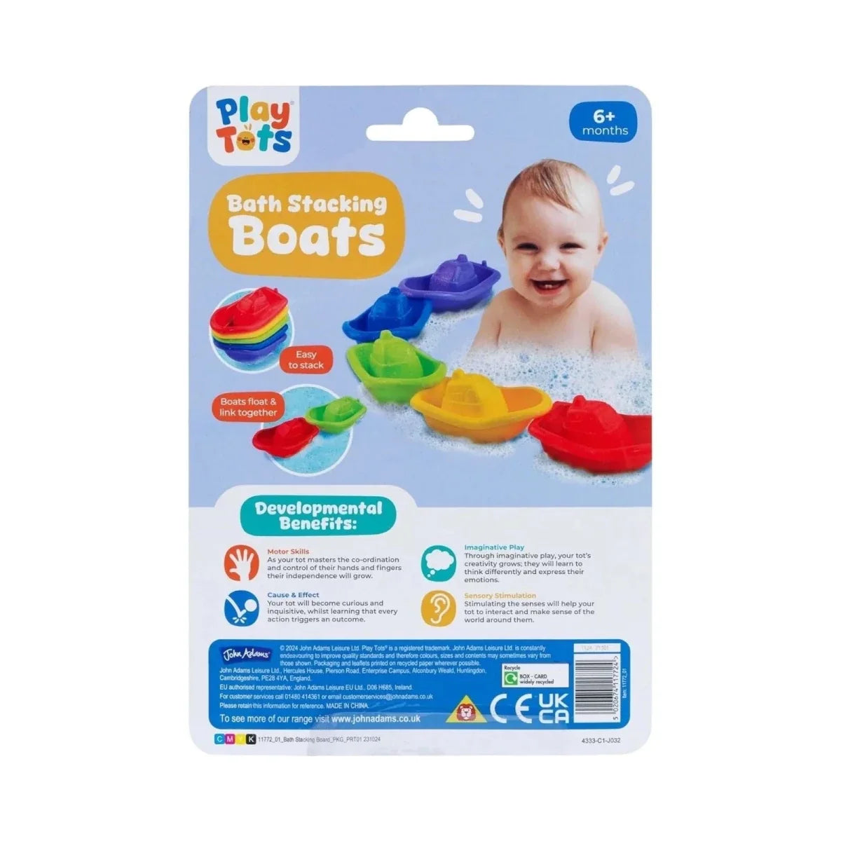 Play Tots Bath Stacking Boats