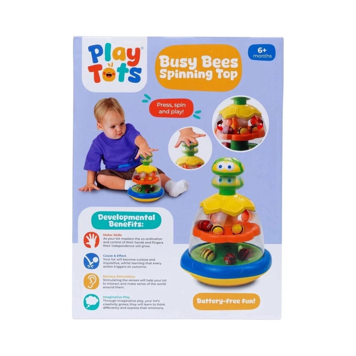Play Tots Busy Bees Spinning Top