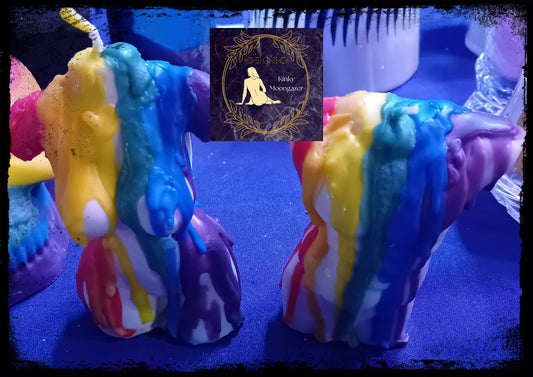 Rainbow Bright Body Drip Candles
