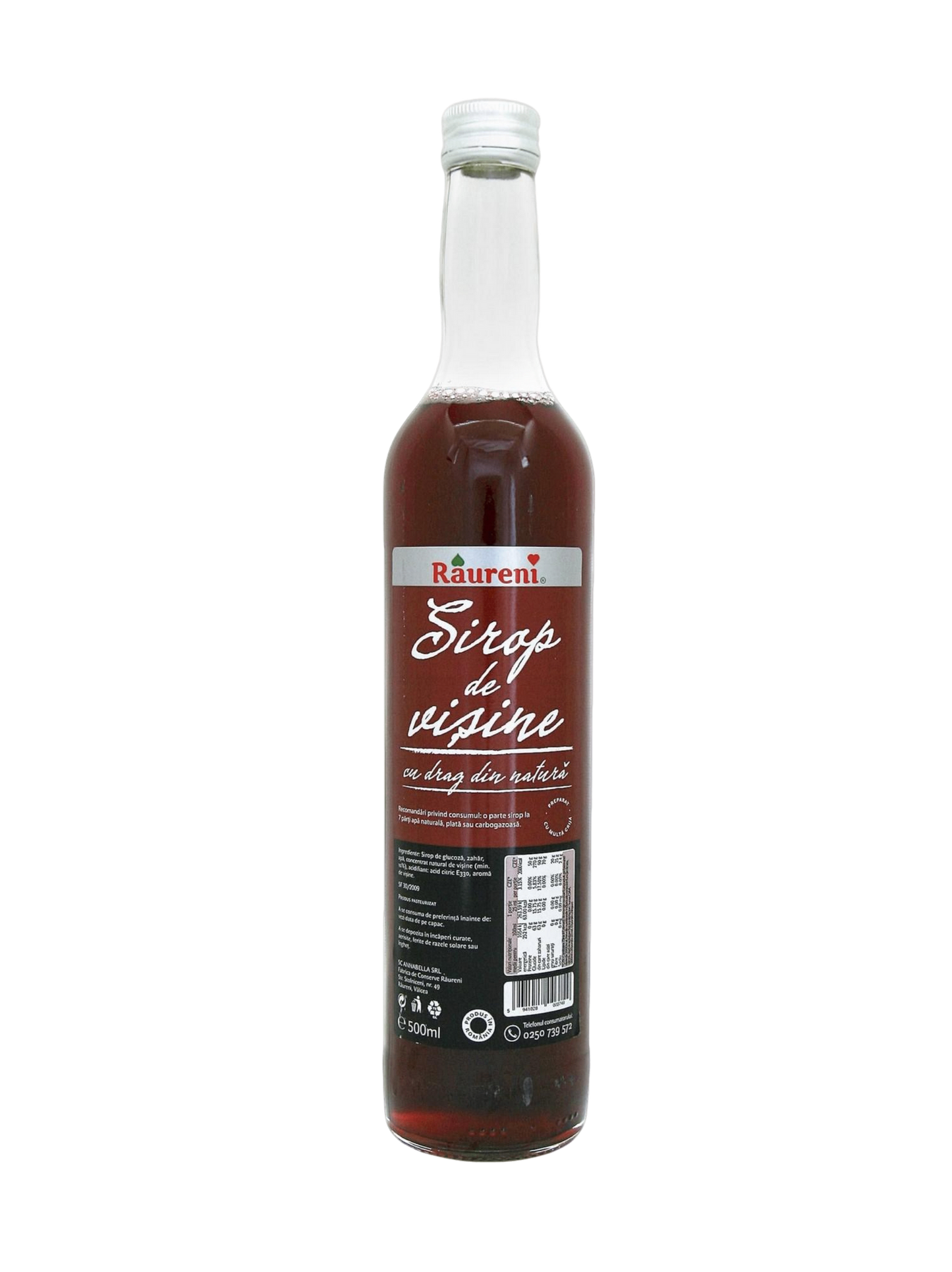 Raureni Sour Cherry Cordial / Squash 500ml