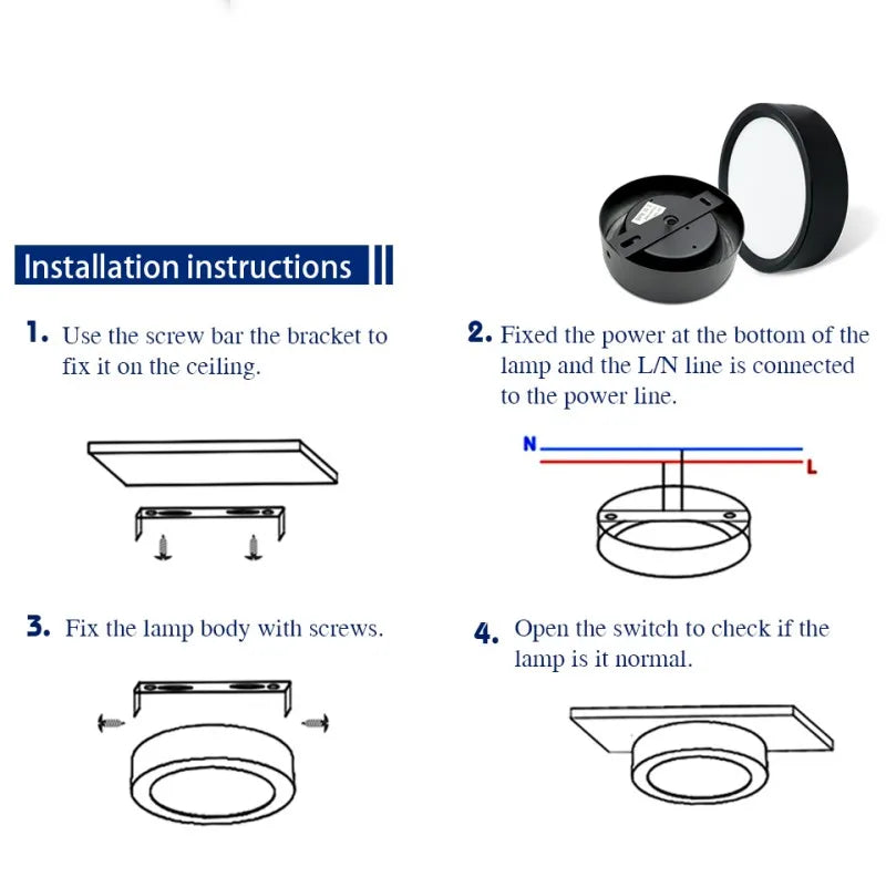 Led  220V Ceiling Downlights