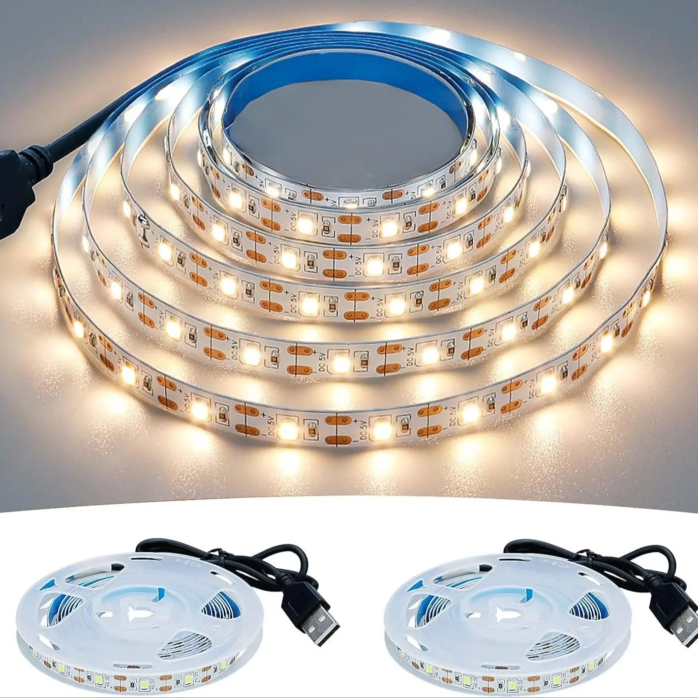 White Warm White LED Strip Light