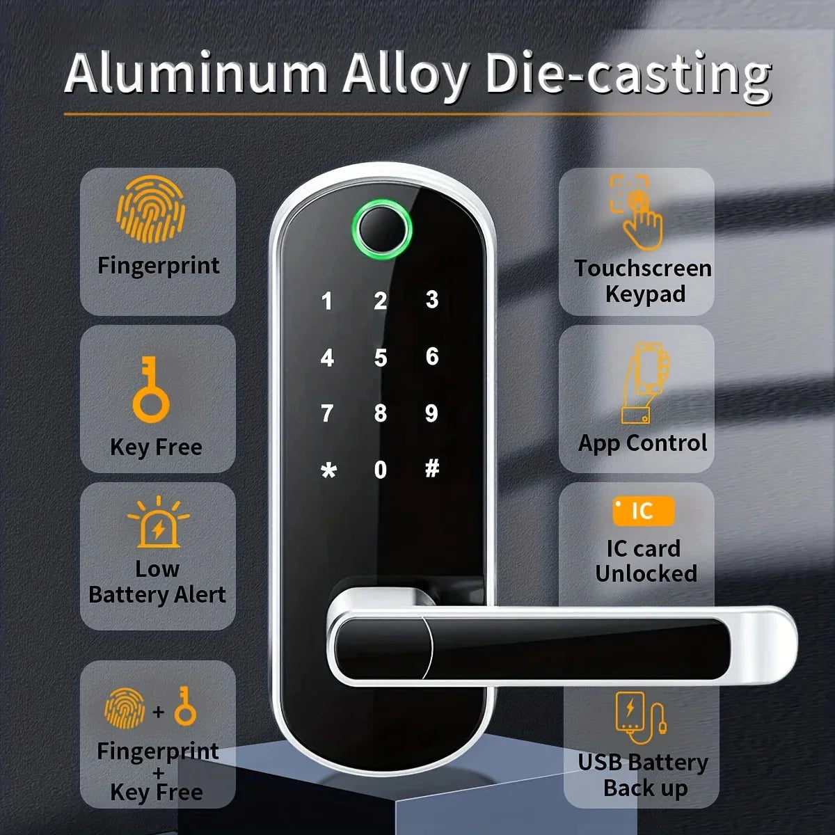 Keyless WIFI Digital Touchscreen Lock