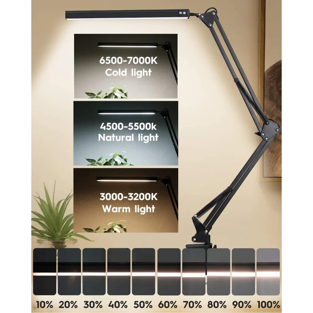 LED Desk Lamp with Clamp 10W