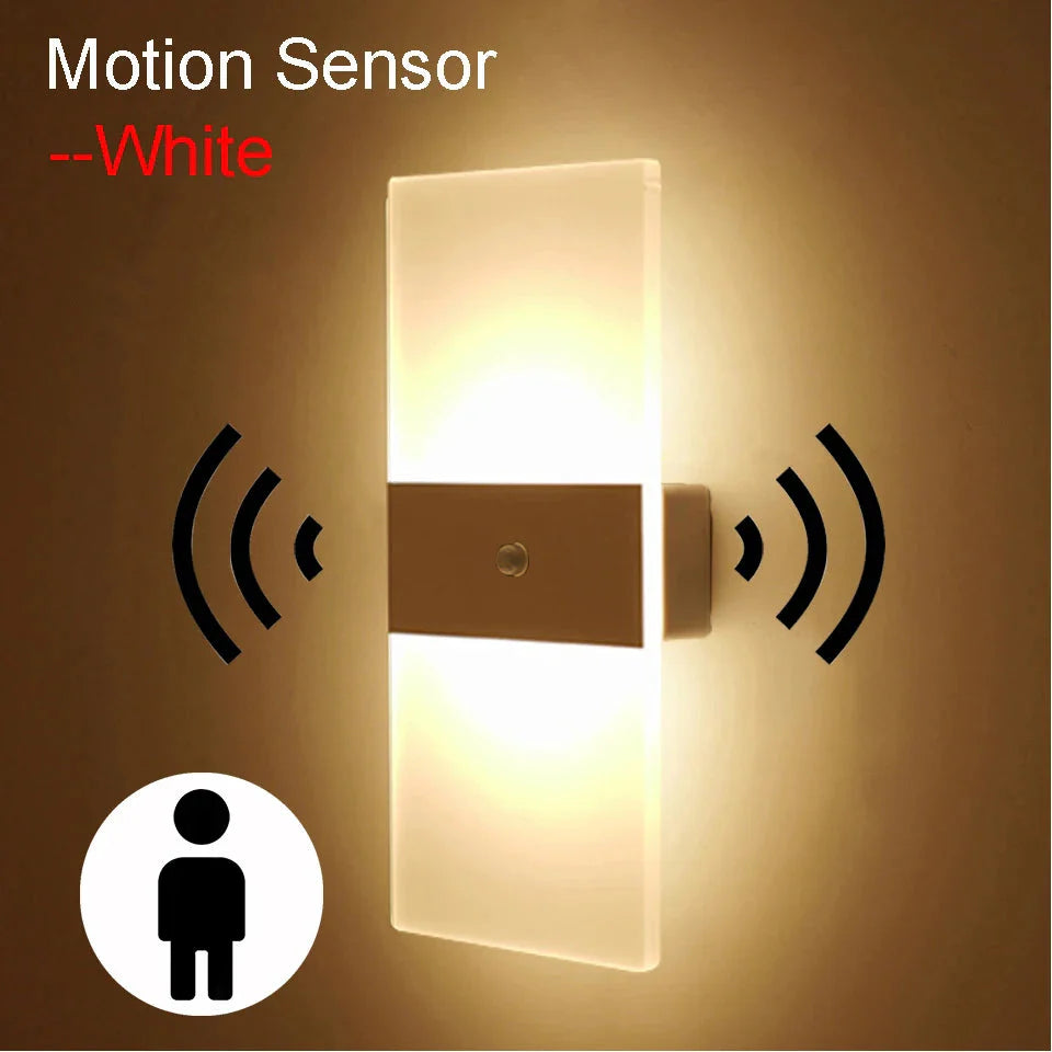 Wall Lamp Touch Motion Sensor Switch Indoor