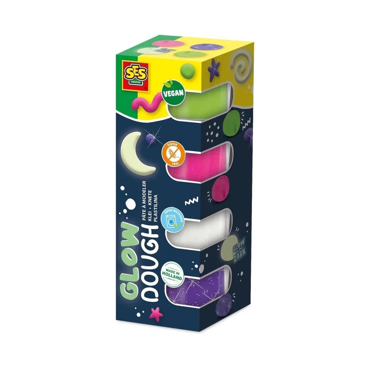 SES Creative Feel Good Glow Dough 4x90g
