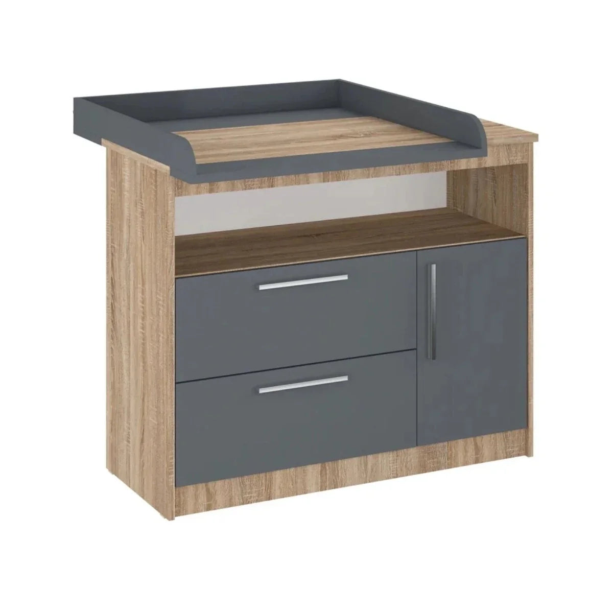 Shefa Kids 1150 Changing Unit - Graphite/Cremona Oak