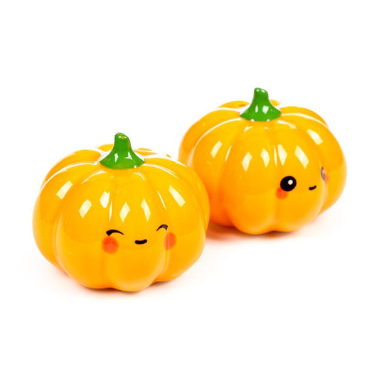 Pumpkin Foodiemals Ceramic Salt & Pepper Set