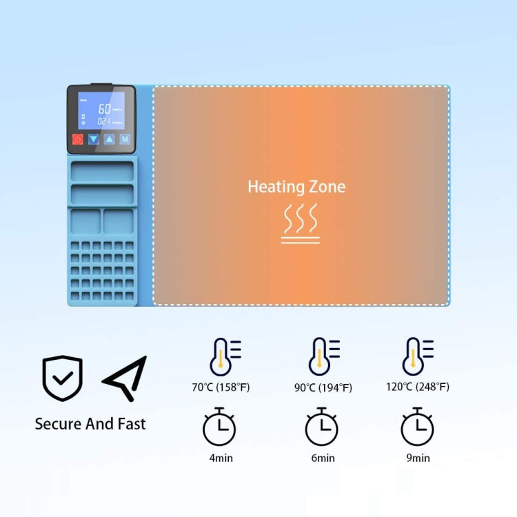CPB CP320 LCD Screen Heating Pad Safe Repair Tool, EU Plug, CPB CP320(EUPlug)
