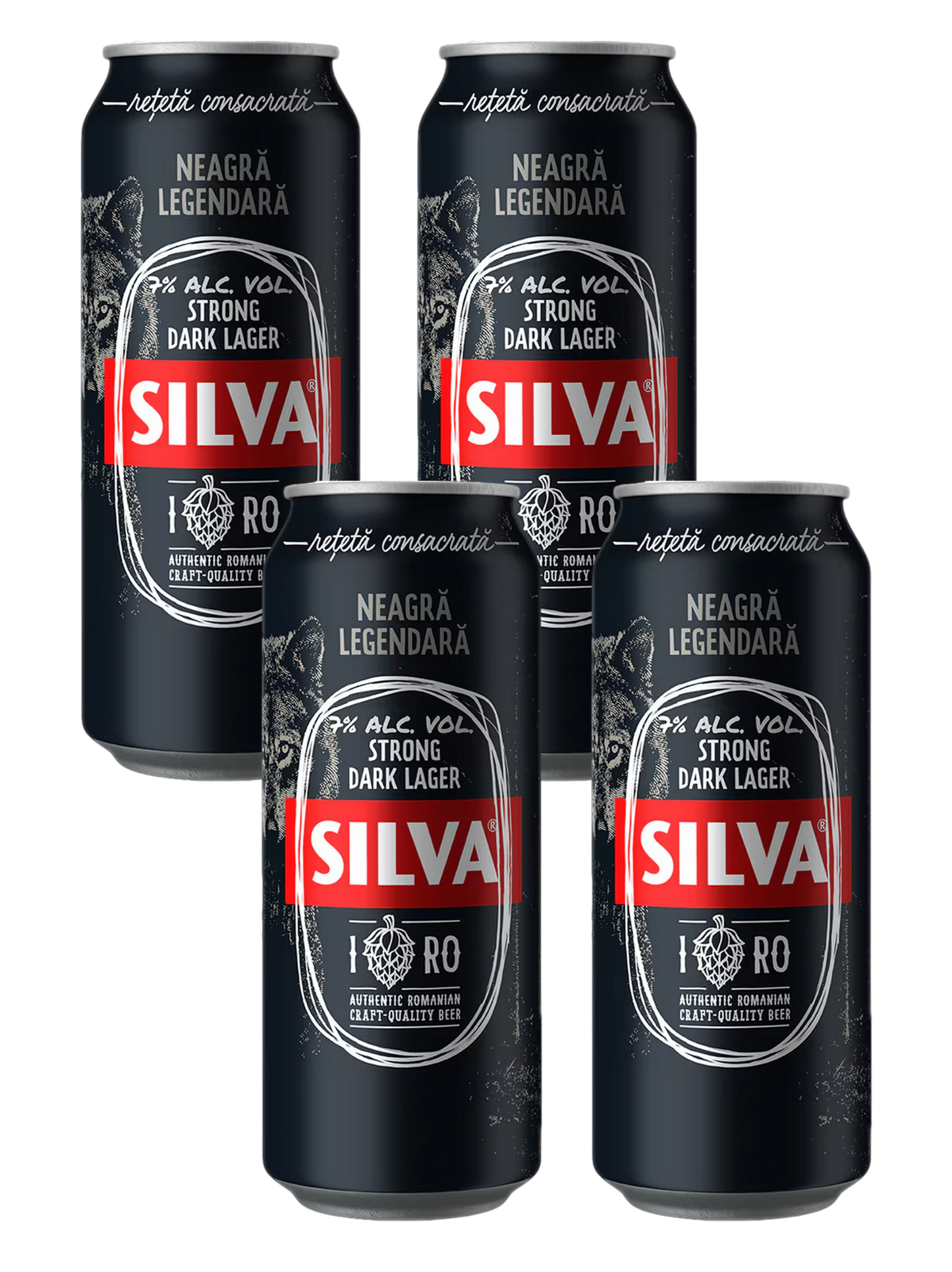 Silva Strong Dark Premium Lager 4x500ml