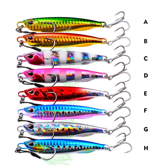 3 PCS PROBEROS LF103 Simulation Metal Sea Fishing Bait, Specification: 20g(H With Hook)