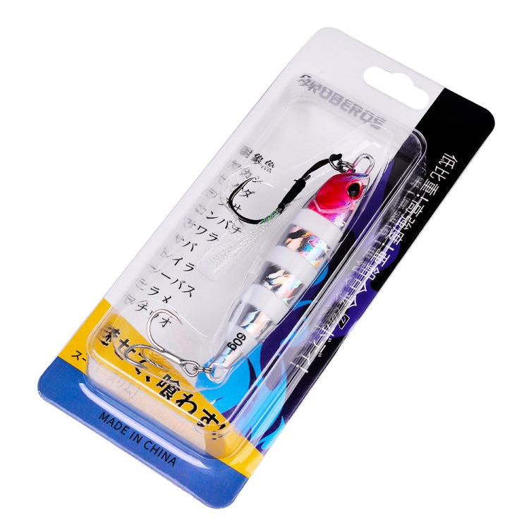 3 PCS PROBEROS LF103 Simulation Metal Sea Fishing Bait, Specification: 30g(G With Hook)