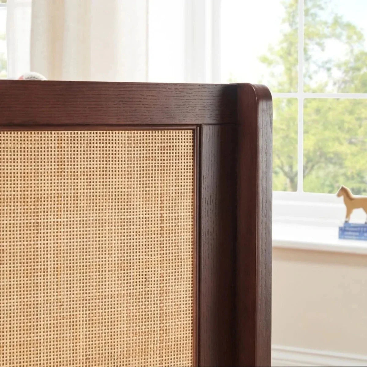 Tutti Bambini Japandi Cot Bed - Warm Walnut