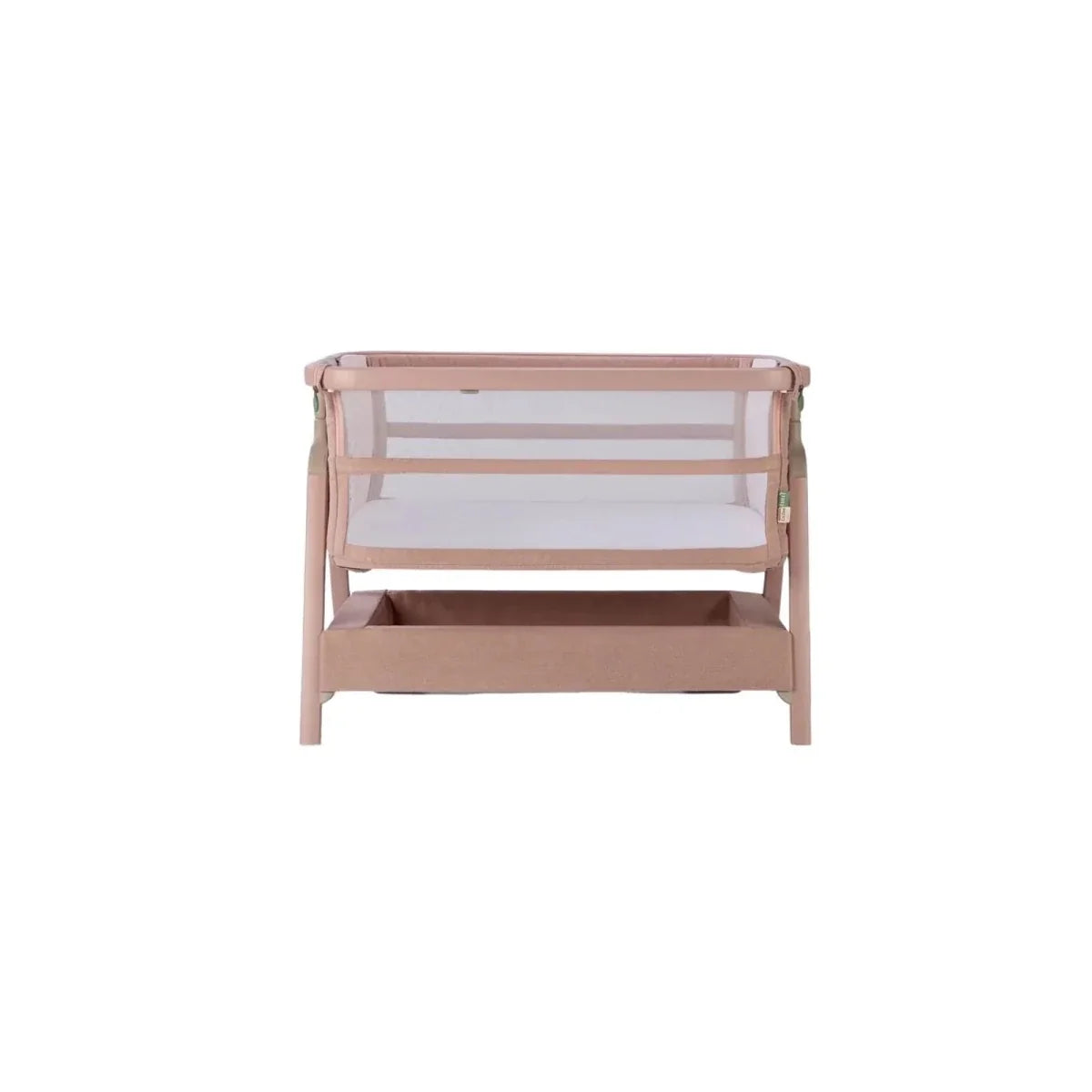 Tutti Bambini CoZee Zen Bedside Crib - Blush