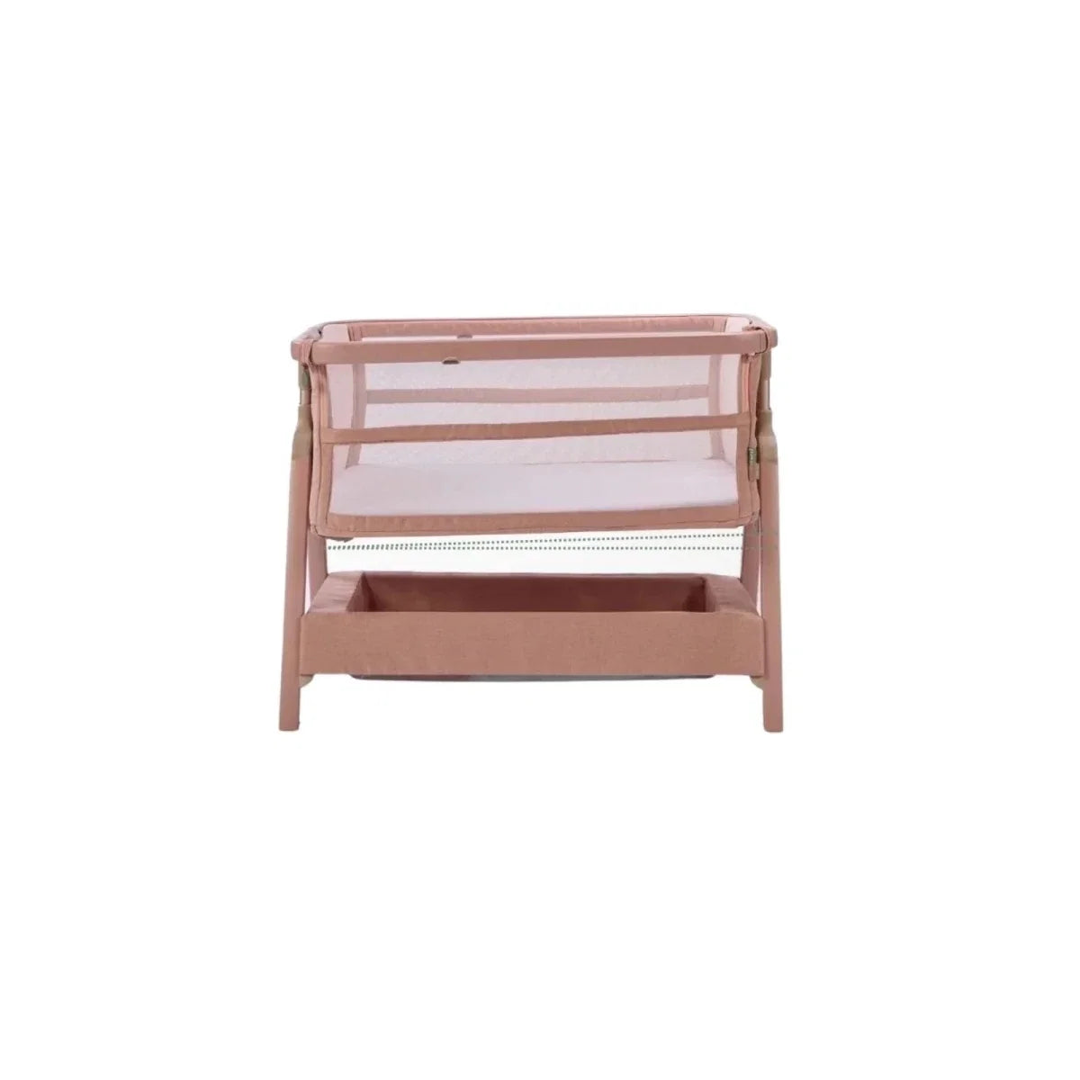 Tutti Bambini CoZee Zen Bedside Crib - Blush