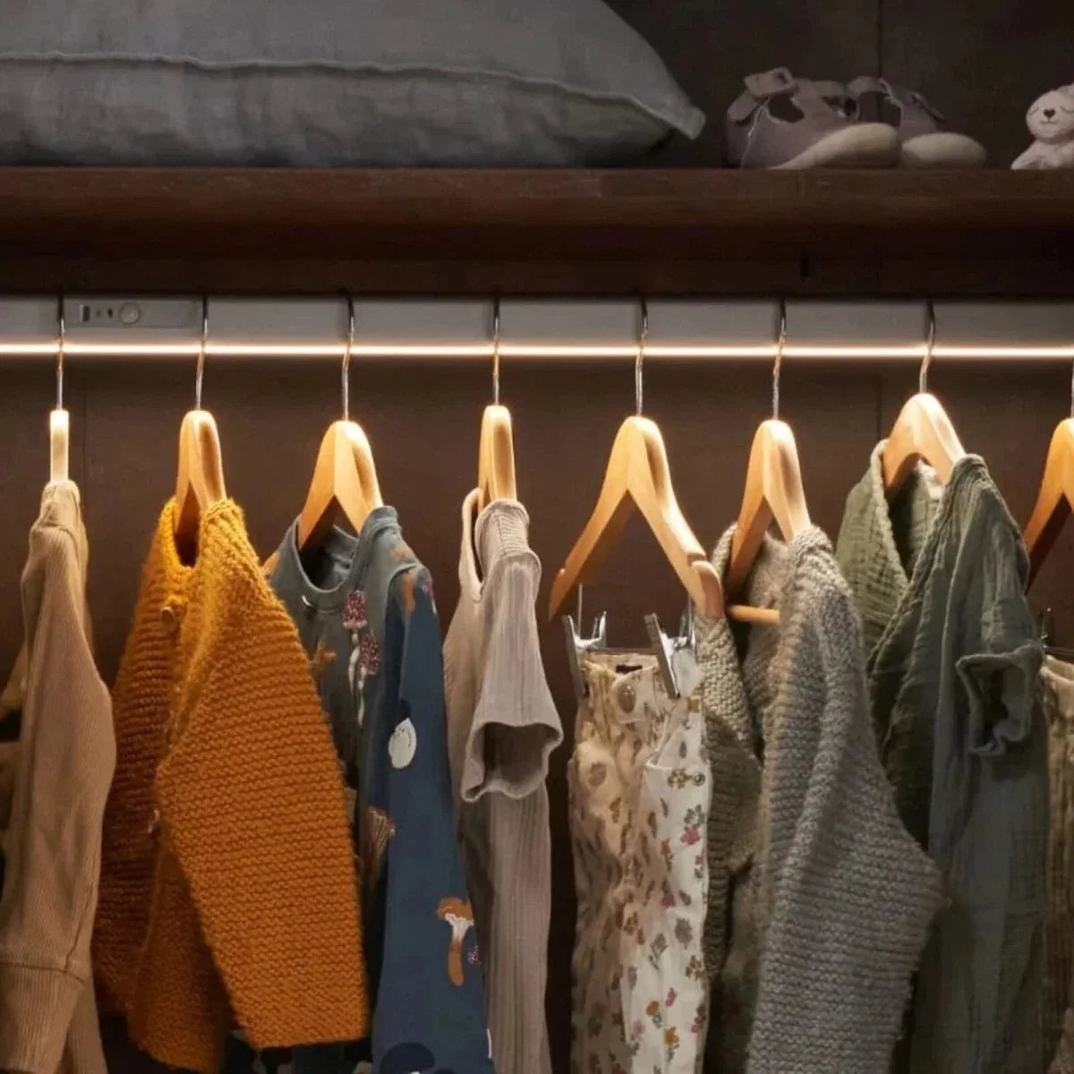 Tutti Bambini Japandi Wardrobe - Warm Walnut