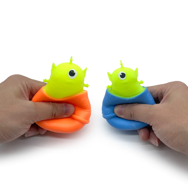 Squeezy Alien UFO Pop Out