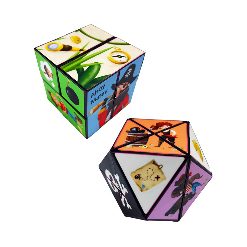 Jolly Rogers Pirate Puzzle Cube Toy