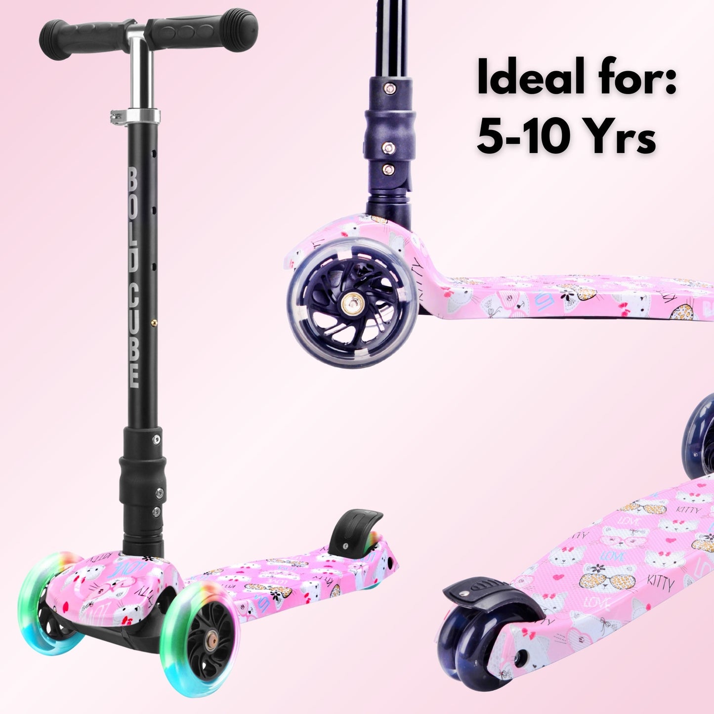 Kitty Love - Big 3 Wheel Scooter