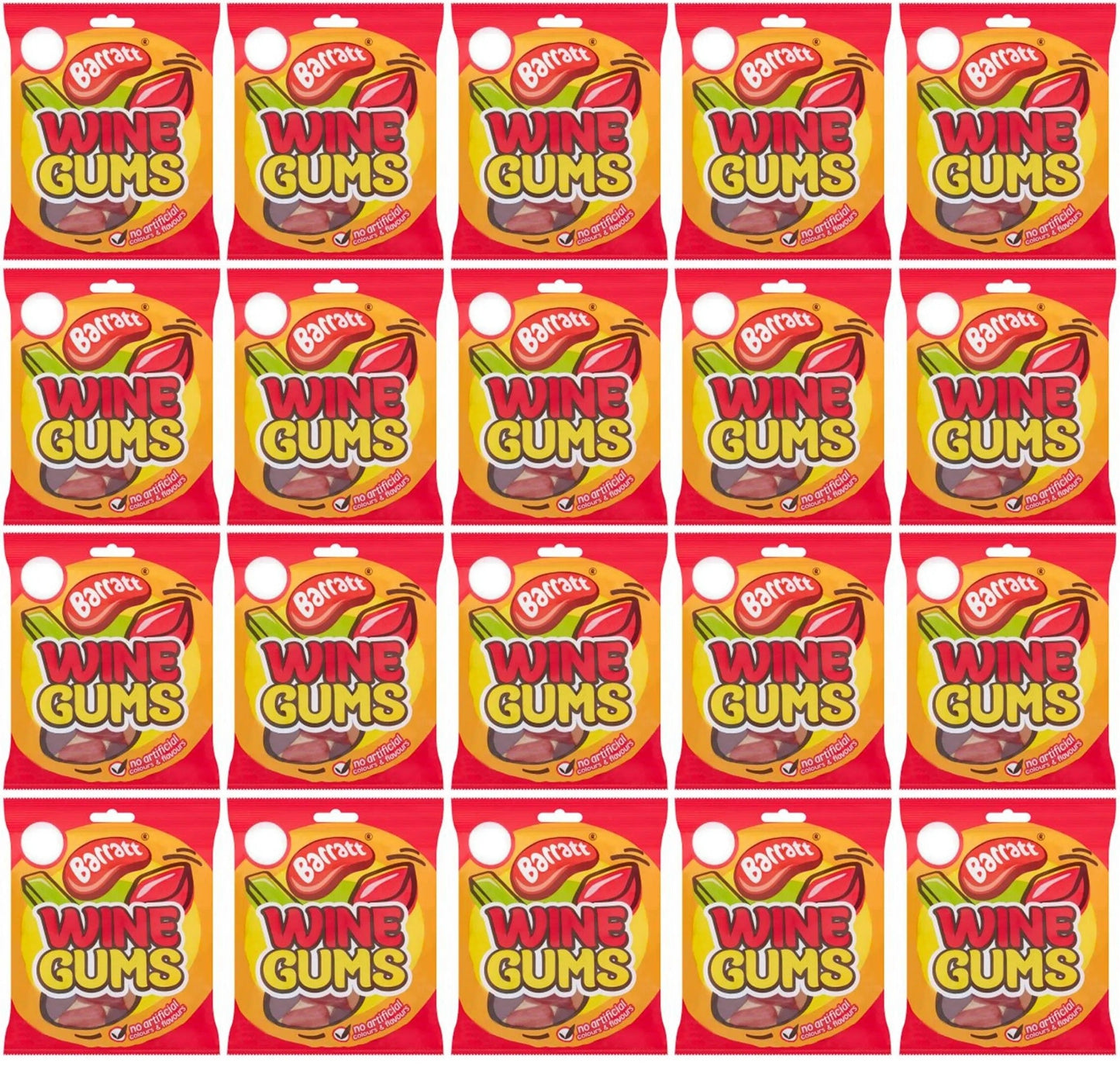 20 x Barratt Wine Gums 80G