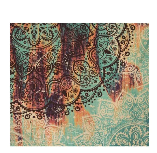 Decorative Digitally Printed Wall Tapestry – Boho Mandala Hanging Decor