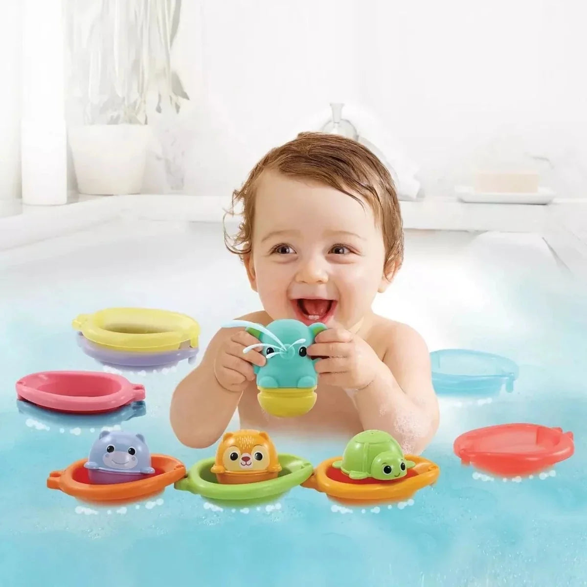 Vtech Stack & Splash Bathtime Boats