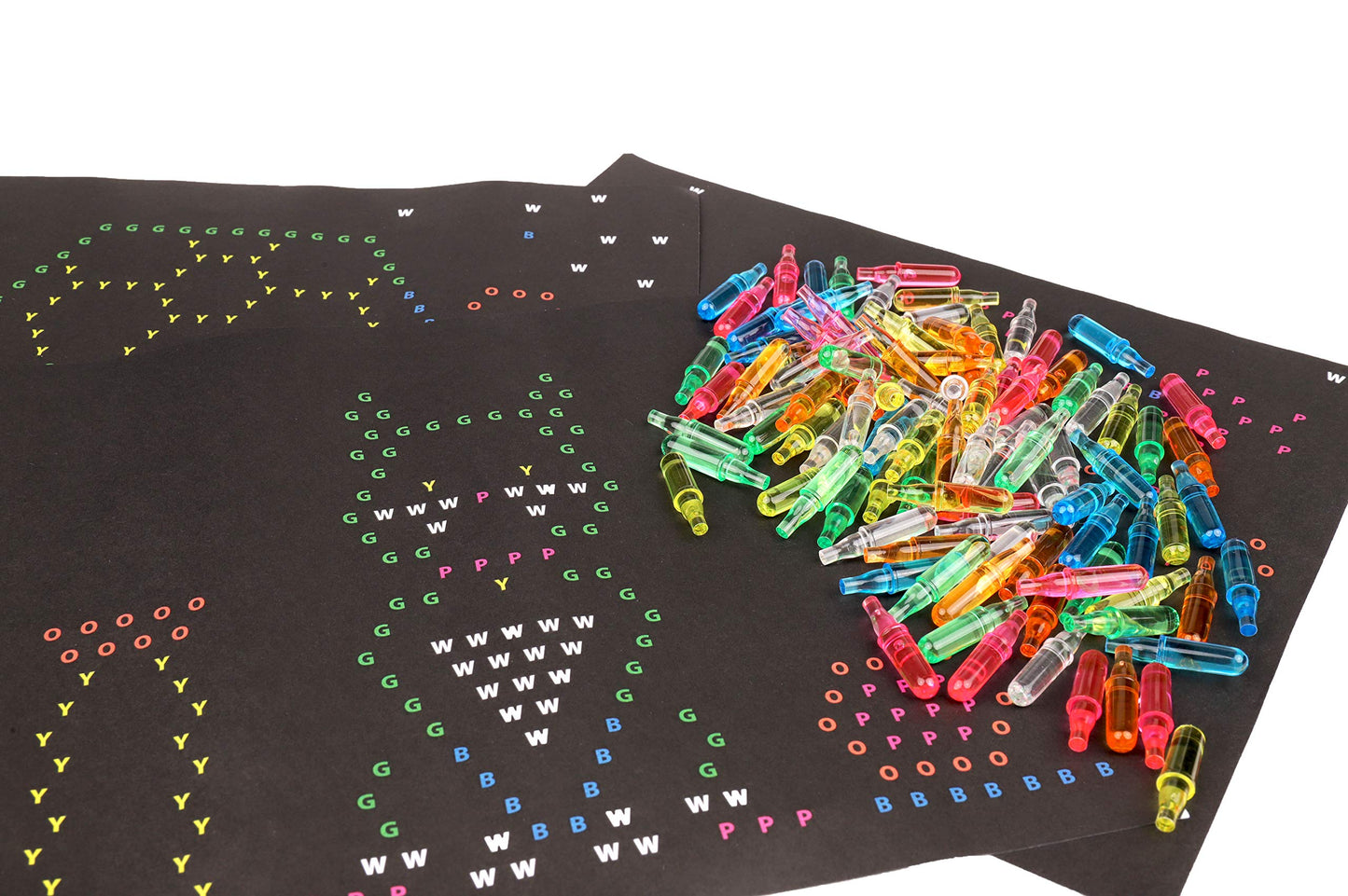 Lite-Brite Peg & Template Refill Pack – Glow Drawing Board Accessories by Basic Fun