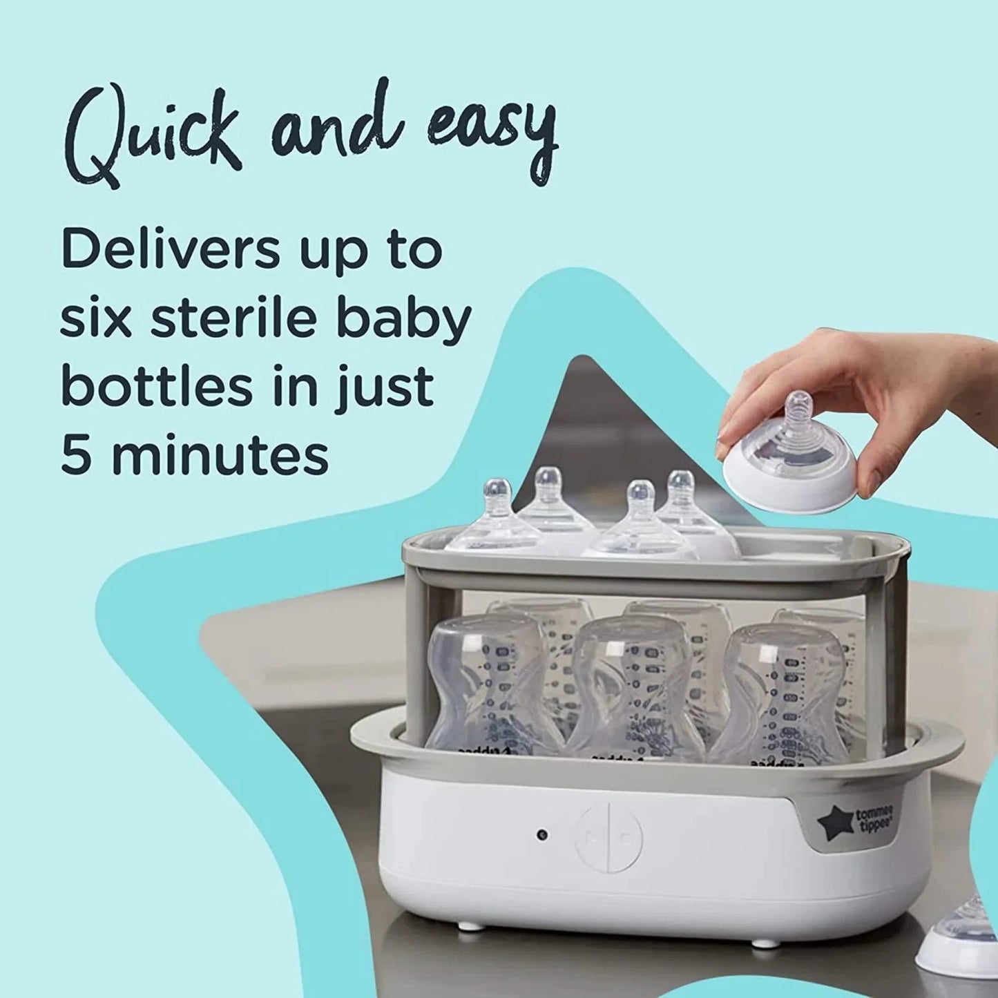 Tommee Tippee Super Steam Steriliser - White