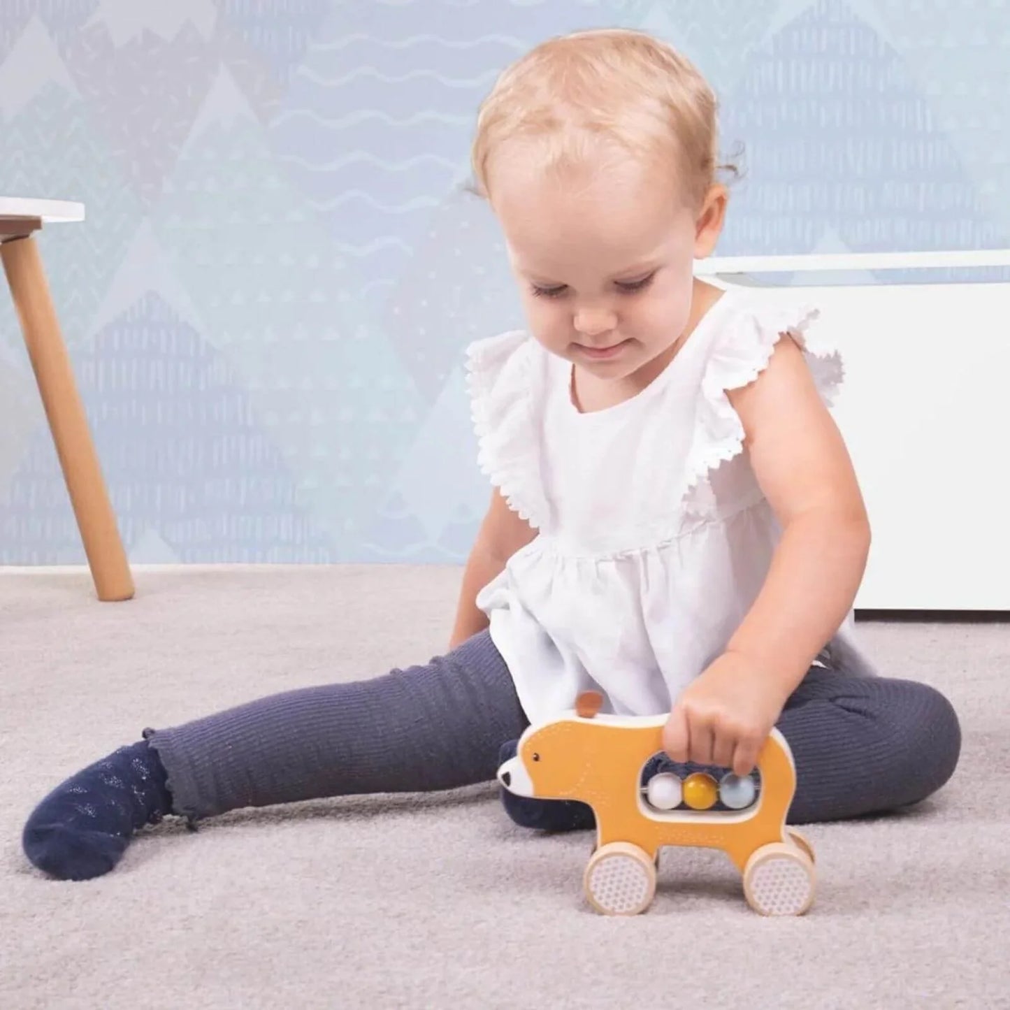 Bigjigs Toys Push Along Bear