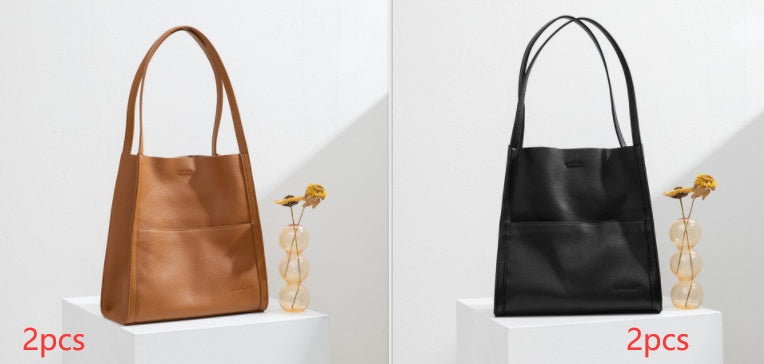 Cowhide Tote Large Capacity Shoulder Bag
